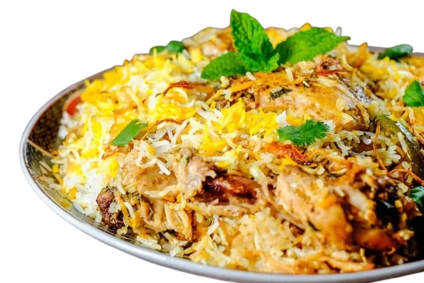 Hyderabadi Dum Chicken Biryani